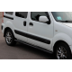 Боковые трубы Black (2 шт., нержавейка) для Renault Kangoo 1998-2008 гг