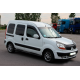 Боковые трубы Black (2 шт., нержавейка) для Renault Kangoo 1998-2008 гг