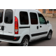 Боковые трубы Black (2 шт., нержавейка) для Renault Kangoo 1998-2008 гг