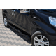 Боковые трубы Ø70 Черные (2 шт., Нержавейка) для Fiat Fiorino/Qubo 2008-2024 гг