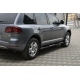 Боковые трубы Black (2 шт., нержавейка) для Volkswagen Touareg 2002-2010 гг