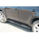 Боковые трубы для стандартной базы Black (2 шт, нерж) для Toyota Rav 4 2006-2013 гг