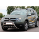 Боковые трубы с вставками Black (2 шт., нерж. сталь) для Dacia Duster 2008-2018 гг