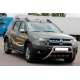 Боковые трубы с вставками Black (2 шт., нерж. сталь) для Dacia Duster 2008-2018 гг