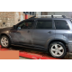 Боковые трубы Black (2 шт., нержавейка) для Mitsubishi Outlander 2001-2006 гг