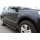 Боковые трубы Black (2 шт., нержавейка) для Geely Emgrand X7 2011- гг