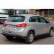 Боковые трубы BB002 Черные (2 шт., Нержавейка) для Mitsubishi ASX 2010-2023 гг