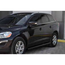 Бічні труби BB004 Black (2 шт, нерж) для Volvo XC60 2009-2017 рр