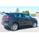 Боковые Трубы BB001 Черные (2 шт., Нержавейка) для Kia Sportage 2015-2021 гг