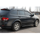 Боковые трубы BB002 Черные (2 шт., Нержавейка) для SsangYong Kyron 2005-2014 гг