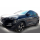 Боковые трубы Black (2 шт., нержавейка) для Hyundai Tucson TL 2016-2021 гг