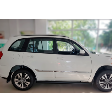 Боковые трубы Black (2 шт., нержавейка) для Chery Tiggo 3 2005- гг