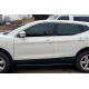 Боковые трубы Black (2017-2021, 2 шт., нерж. сталь) для Nissan Qashqai