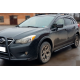 Боковые трубы BB002 Черные (2 шт., Нержавейка) для Subaru XV 2011-2017 гг