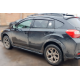 Боковые трубы BB002 Черные (2 шт., Нержавейка) для Subaru XV 2011-2017 гг