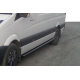 Боковые трубы Black (2 шт., нержавейка) d60, короткая база для Mercedes Sprinter W906 2006-2018 гг
