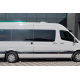 Боковые трубы Black (2 шт., нержавейка) d70, короткая база для Volkswagen Crafter 2006-2016 гг