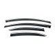 Ветровики с хромированным молдингом (4 шт, Niken) для Honda Civic Sedan VIII 2006-2011 гг