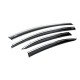 Ветровики с хромированным молдингом (4 шт, Niken) для Honda Civic Sedan VIII 2006-2011 гг