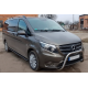 Боковые трубы Black (2 шт., Нержавейка) d60, Длинная база для Mercedes Vito/V-class W447 2014- гг