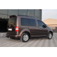 Боковые Трубы BB001 Черные (2 шт., Нержавейка) d60, Maxi База для Volkswagen Caddy 2015-2020 гг