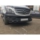 Передняя нижняя защита Shark Black (нержавейка) 2013-2026 для Mercedes Sprinter W906