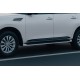 Дверные молдинги (4 шт, черные) для Infiniti QX80 2013-2024 гг