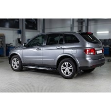 Боковые Подножки Sunrise (2 шт., Алюминий) для SsangYong Action 2005-2018 гг