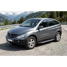 Боковые пороги RedLine V1 (2 шт., алюминий) для SsangYong Action 2005-2018 гг