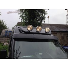 Передняя дуга Black (нерж. сталь) для Volkswagen Crafter 2016- гг