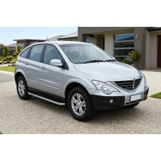 Боковые Подножки Tayga Grey (2 шт., Алюминий) для SsangYong Action 2005-2018 гг