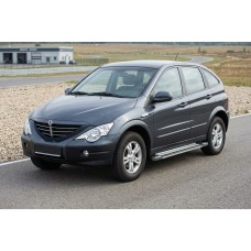 Боковые Подножки Rainbow (2 шт., Алюминий) для SsangYong Action 2005-2018 гг