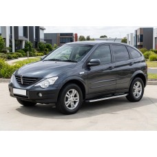 Бокові пороги Fullmond (2 шт., Алюміній) для SsangYong Action 2005-2018 рр