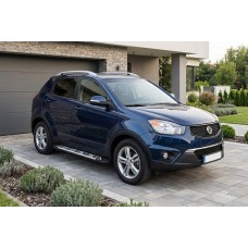 Боковые Подножки Sunrise (2 шт., Алюминий) для SsangYong Korando 2010-2019 гг