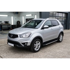 Боковые Подножки Duru (2 шт., Алюминий) для SsangYong Korando 2010-2019 гг