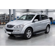 Боковые Подножки Duru (2 шт., Алюминий) для SsangYong Kyron 2005-2014 гг