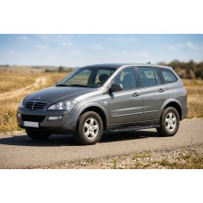 Боковые Подножки RedLine Black (2 шт., Алюминий) для SsangYong Kyron 2005-2014 гг