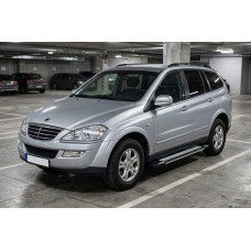 Боковые Подножки Rainbow (2 шт., Алюминий) для SsangYong Kyron 2005-2014 гг