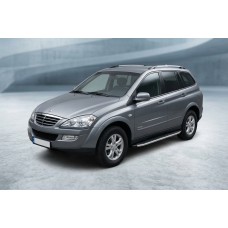 Боковые Подножки Fullmond (2 шт., Алюминий) для SsangYong Kyron 2005-2014 гг