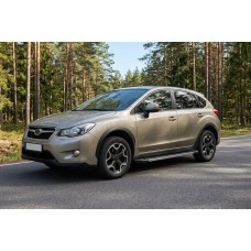Боковые пороги RedLine V1 (2 шт., алюминий) для Subaru XV 2011-2017 гг