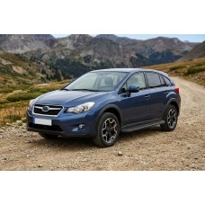 Боковые пороги Bosphorus Black (2 шт., алюминий) для Subaru XV 2011-2017 гг