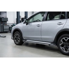 Бокові пороги Rainbow (2 шт., Алюміній) для Subaru XV 2011-2017 рр