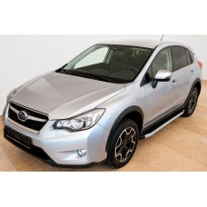 Боковые пороги Fullmond (2 шт., алюминий) для Subaru Forester 2013-2018 гг