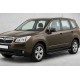 Боковые Подножки Allmond Black (2 шт., Алюминий) для Subaru Forester 2013-2018 гг