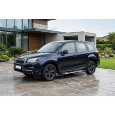 Бокові пороги Sunrise (2 шт., Алюміній) для Subaru Forester 2013-2018 рр