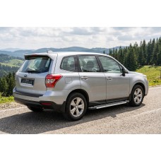 Боковые пороги RedLine V1 (2 шт., алюминий) для Subaru Forester 2013-2018 гг