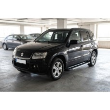 Бокові пороги RedLine V1 (2 шт., Алюміній) для Suzuki Grand Vitara 2005-2017 рр