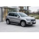 Боковые пороги RedLine V1 (2 шт., алюминий) для Volkswagen Tiguan 2007-2016 гг