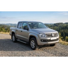 Боковые Подножки Duru (2 шт., Алюминий) для Volkswagen Amarok 2010-2022 гг