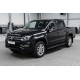 Боковые пороги Bosphorus Black (2 шт., алюминий) для Volkswagen Amarok 2010-2022 гг